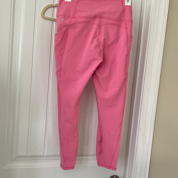 Fabletics Oasis PureLuxe Bright Pink Capri Leggings - Picture 5 of 5